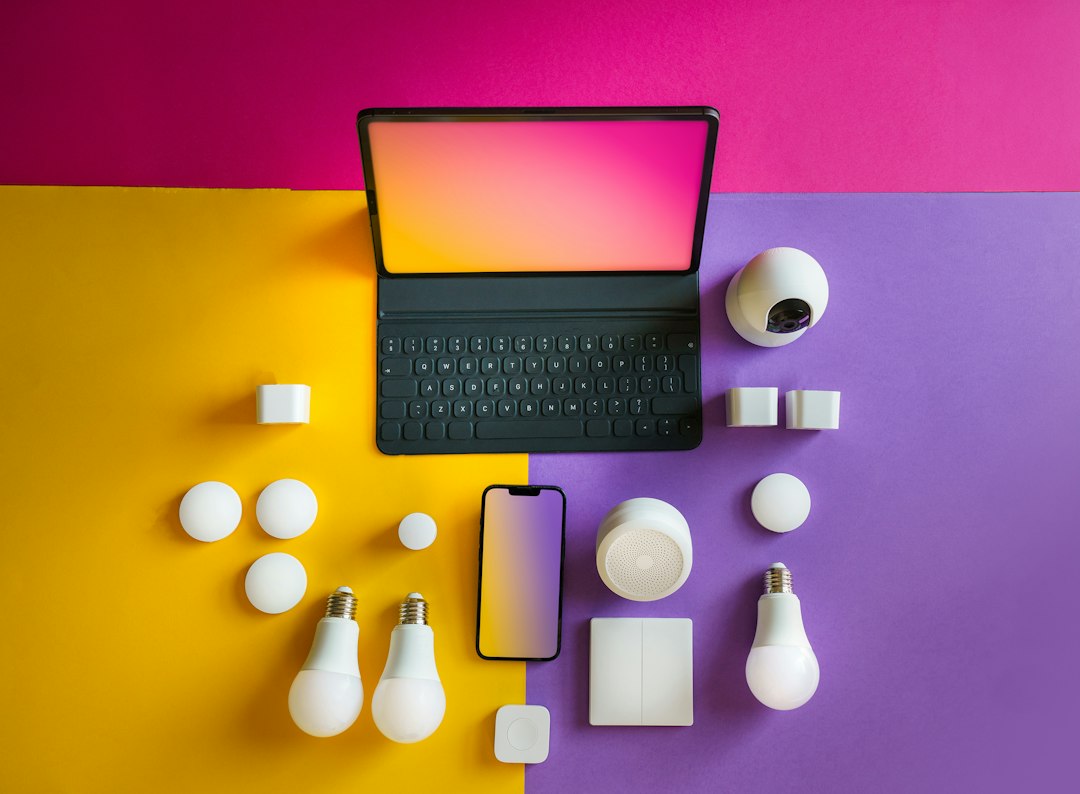 Laptop and smart-home controls representing Home Assistant Core diagnosis